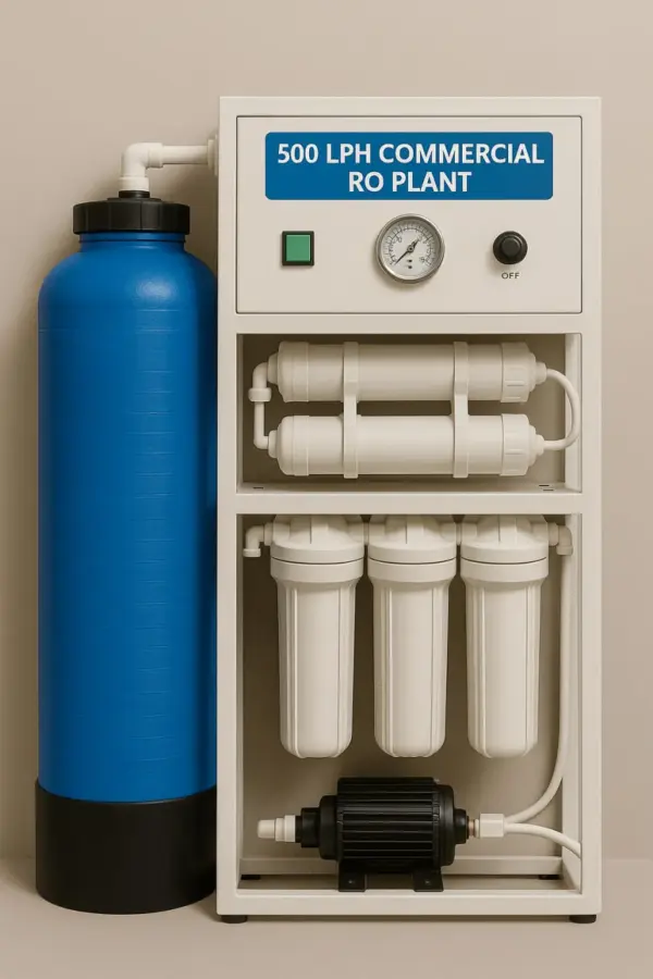500 LPH Commercial RO Plant