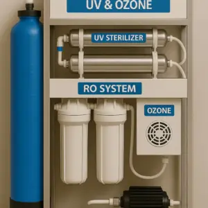 RO Plant with UV & Ozone